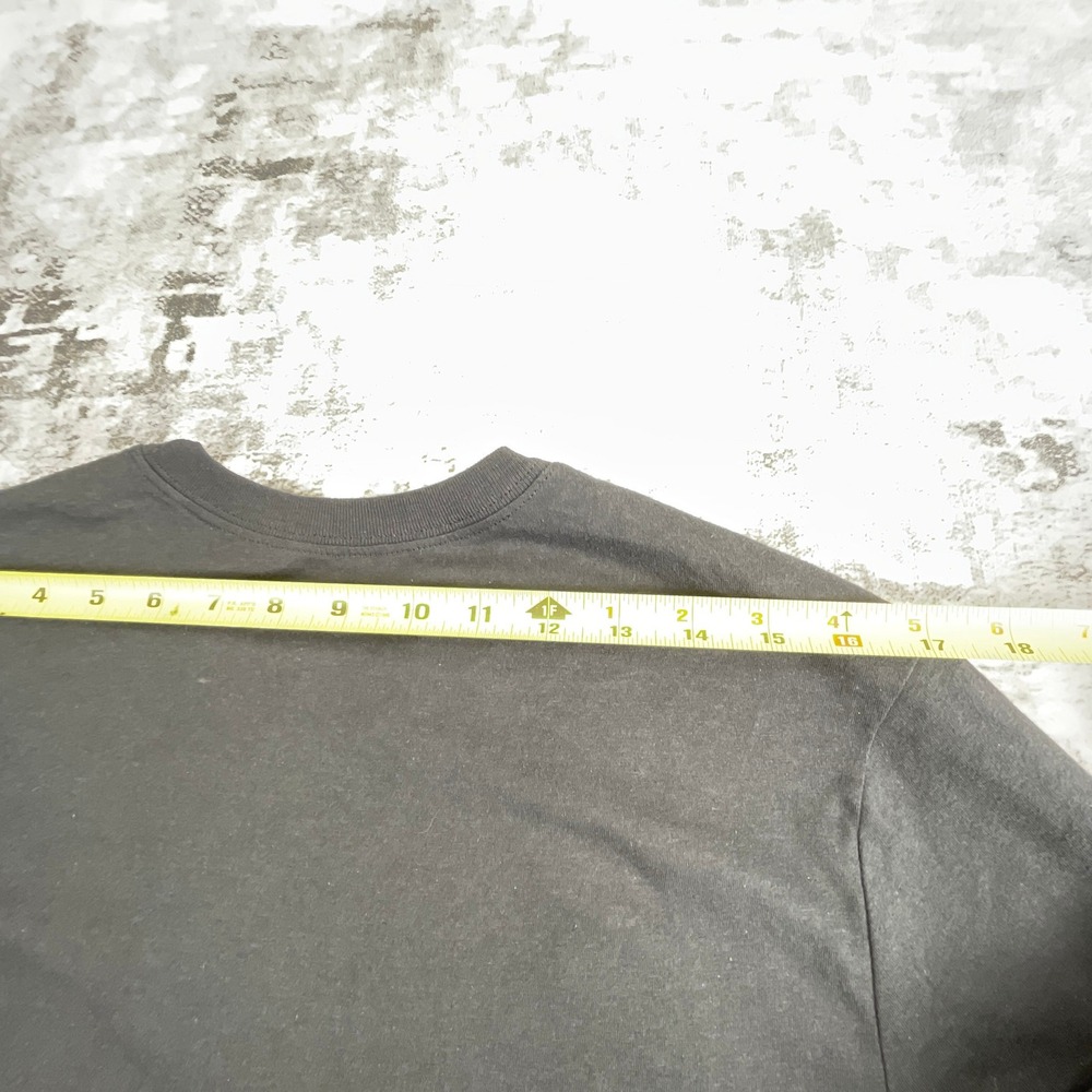 Nike Mens Medium Multi Swoosh T Shirt Black Graphic Solid Cotton Athleisure NWT - Picture 6 of 8